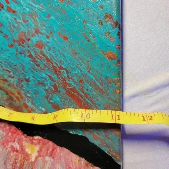 Artisan Handmade Paint Pour/Flow art - Picture 3 of 5